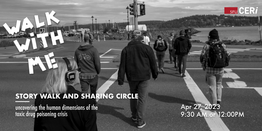 Join the Walk With Me team for a "story walk" along the False Creek seawall on April 27th! Learn about the impact of the toxic drug poisoning crisis on communities and participate in a Cultural Mapping sharing circle.

Register: bit.ly/3m73q8o