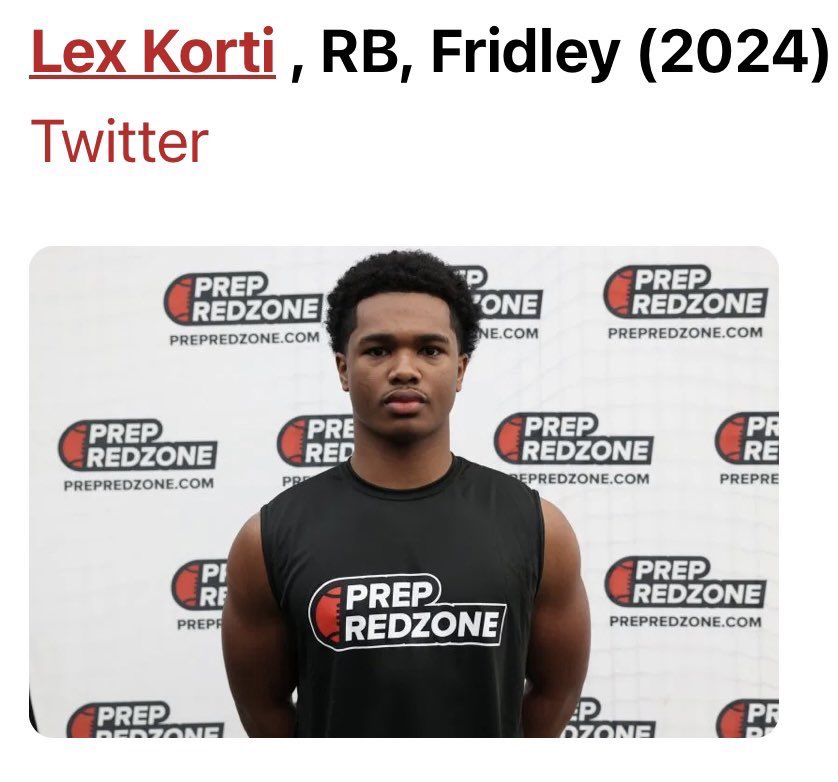 Proud to be named apart of <a href="/PrepRedzoneMN/">Prep Redzone Minnesota</a>’s All Showcase Team!

<a href="/OJW_Scouting/">Oliver James West</a> <a href="/NWahlScouting/">Nate Wahl</a> <a href="/FridleyFootball/">Fridley Football</a> <a href="/5STARMINNESOTA/">⭐ 5 Star Minnesota ⭐</a>