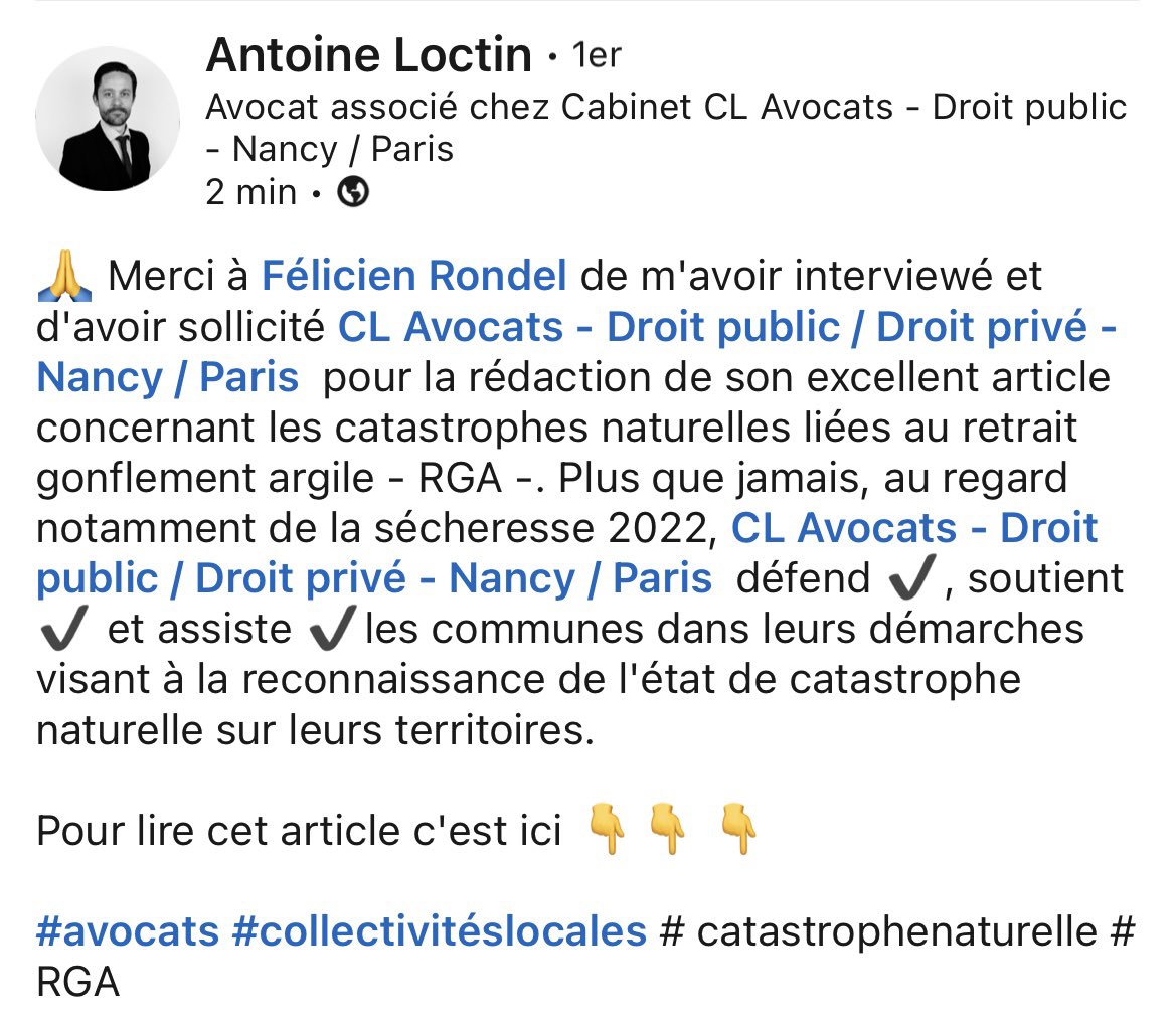 CL AVOCATS tweet media