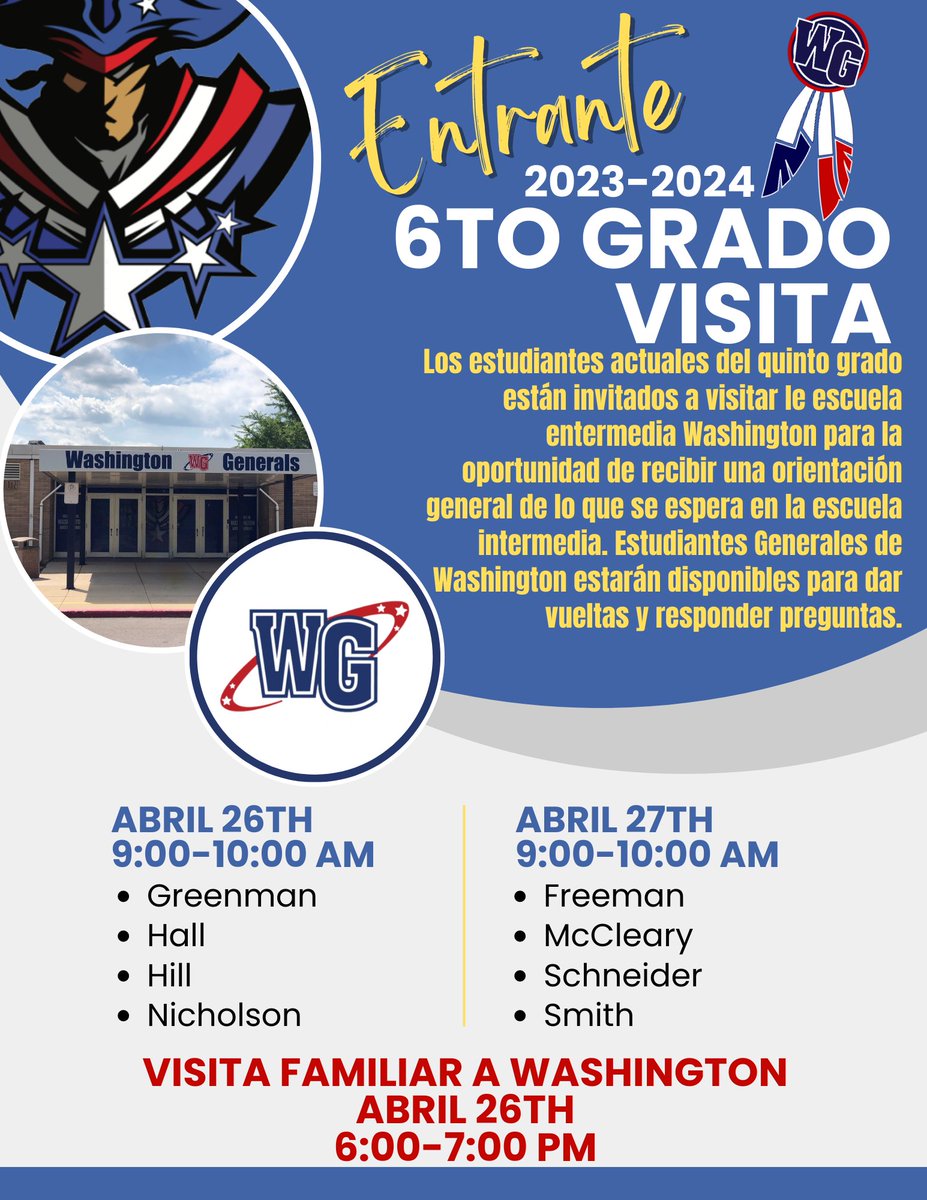 WMSGenerals129's tweet photo. Save the Date!  #FutureGenerals https://t.co/Y4B5Ua48n6
