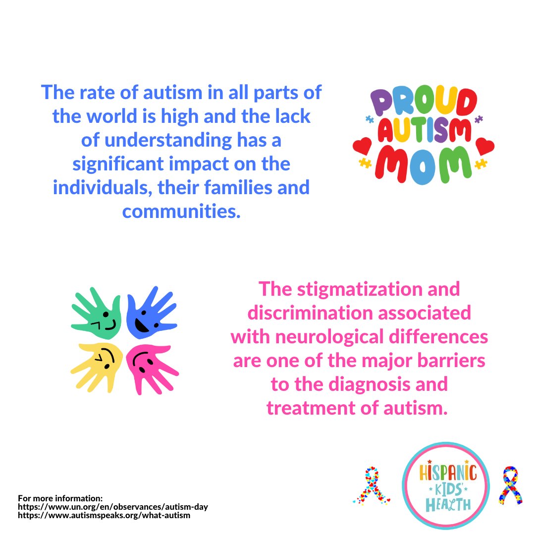 🧵2/3 Unfortunately, individuals on the autism spectrum are often subject to discrimination and stigma. Let's challenge ableist attitudes and create a more inclusive world where everyone is valued and respected. #AceptacionAutismo #AutismRights