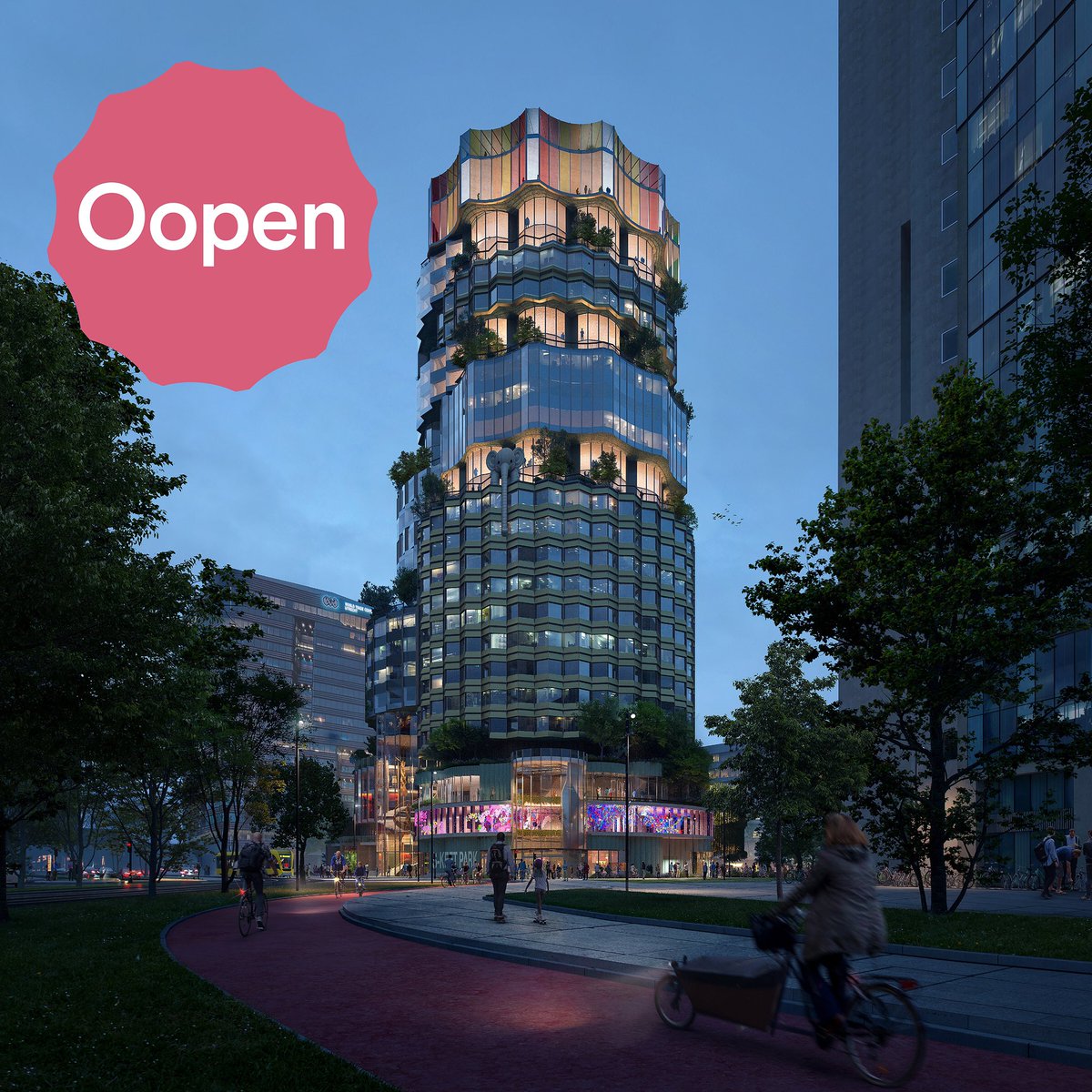 TheStoneTwins's tweet photo. Yes! We’re Oopen.

Designed by #HeatherwickStudio + @BARCODE_arch and developed by @EdgeTech_ More info: https://t.co/61iRUiCzWw Oopen in 2028.
#Naming #BrandIdentity #BrandNarrative #TheStoneTwins
#Oopen #Utrecht #Jaarbeursplein https://t.co/a6jAvCdtBT