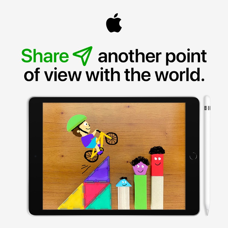 AppleEDU's tweet photo. Creativity is all about perspective. This #WorldCreativityDay encourage your students to turn an everyday object into something new using iPad with Apple Pencil.