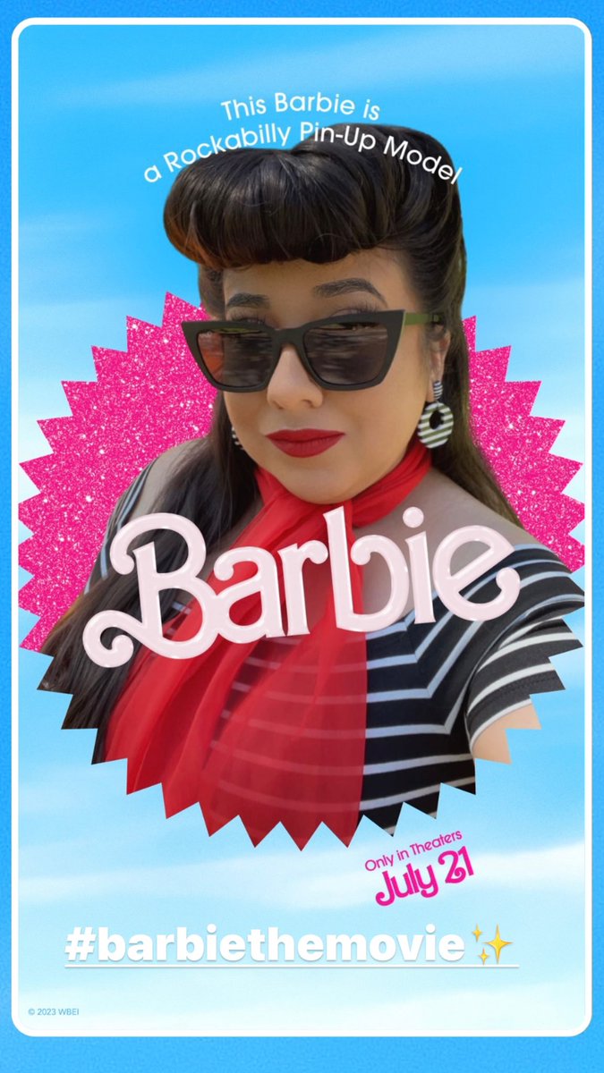 KissysLooks's tweet photo. #BarbieTheMovie #barbie #rockabilly #rockabillypinup #pinupgirl #rockabillygirl https://t.co/ndquDJXTMU