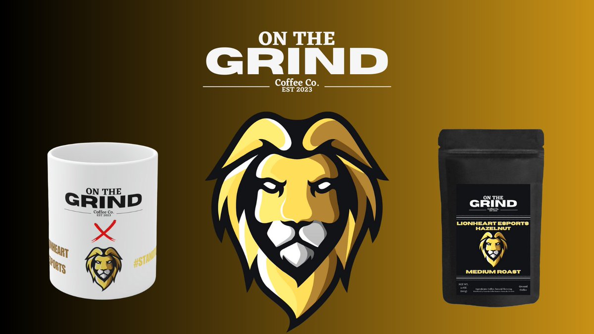 otgcoffeeco's tweet photo. Support our partner Lionheart Esports and use the Code LIONHEART to receive 5% off on the entire store. Also, check out these Lionheart Products. All profit from these products goes to Lionheart:  

Coffee:
https://t.co/q2M1jfU6ol  
Mug:
https://t.co/6OWIGTIuWH https://t.co/YCCr8e8hpV