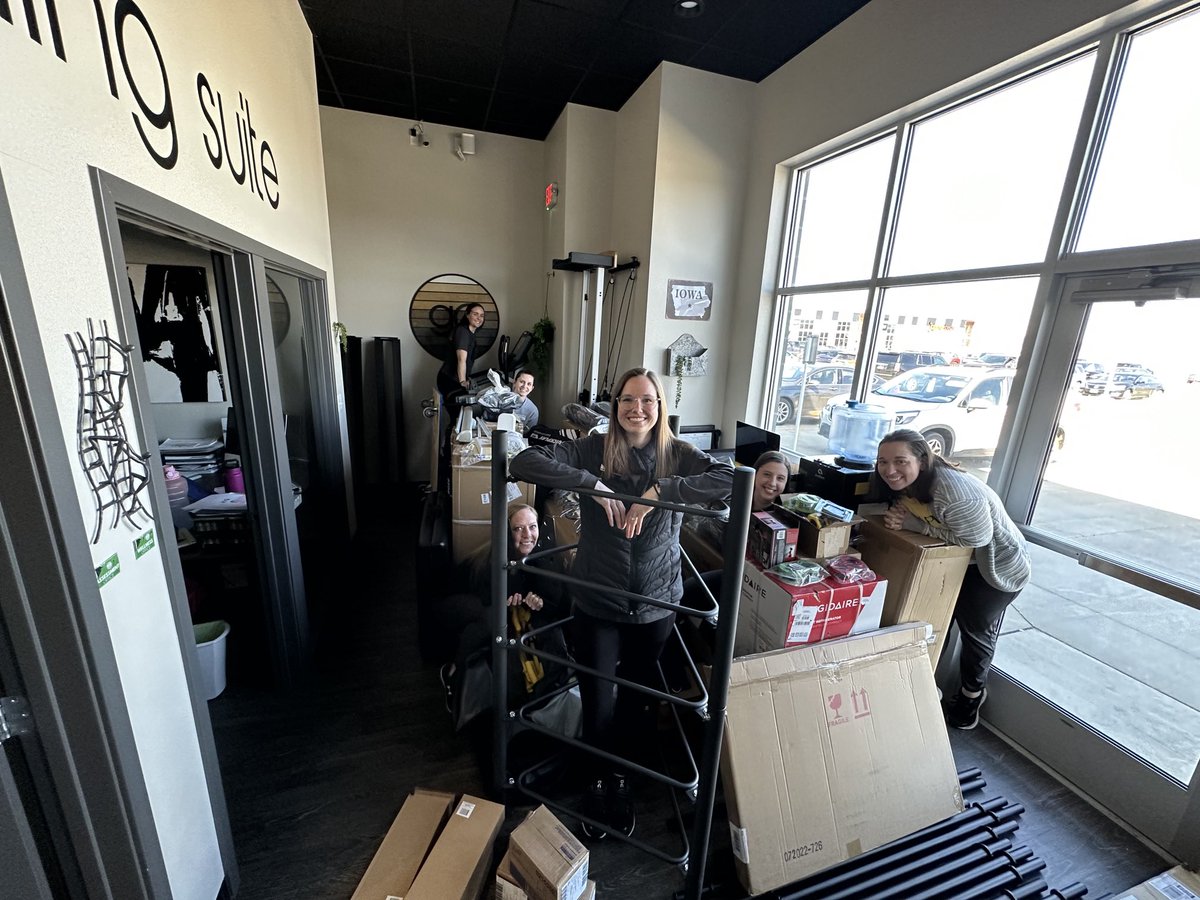 Agape_Therapy's tweet photo. Where are our 6 wellness people hiding in the equipment waiting to go to our NEW performance building!!!? https://t.co/nZ6wuSv8Vz