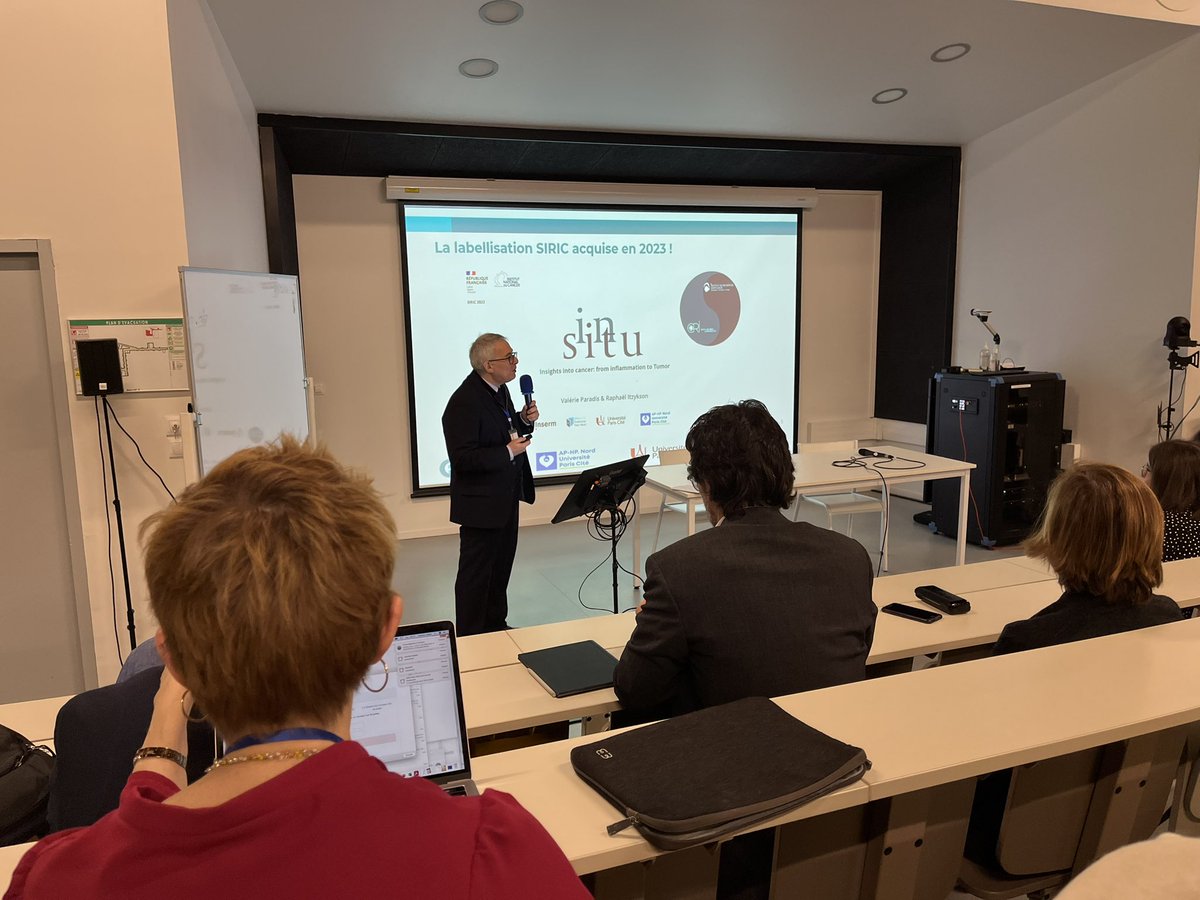 hopitalbeaujon's tweet photo. L’Institut du #cancer @APHP Nord @univ_paris_cite était présent à la #MOSAICDay à l’invitation du @fhu_mosaic ! Bravo pour l’organisation de cette journée qui fait rayonner la recherche sur le #cancer #innovation #imagerie #IA @gzalcman @CelesteLebbe @valerie_paradis https://t.co/wjbwCPDmTv