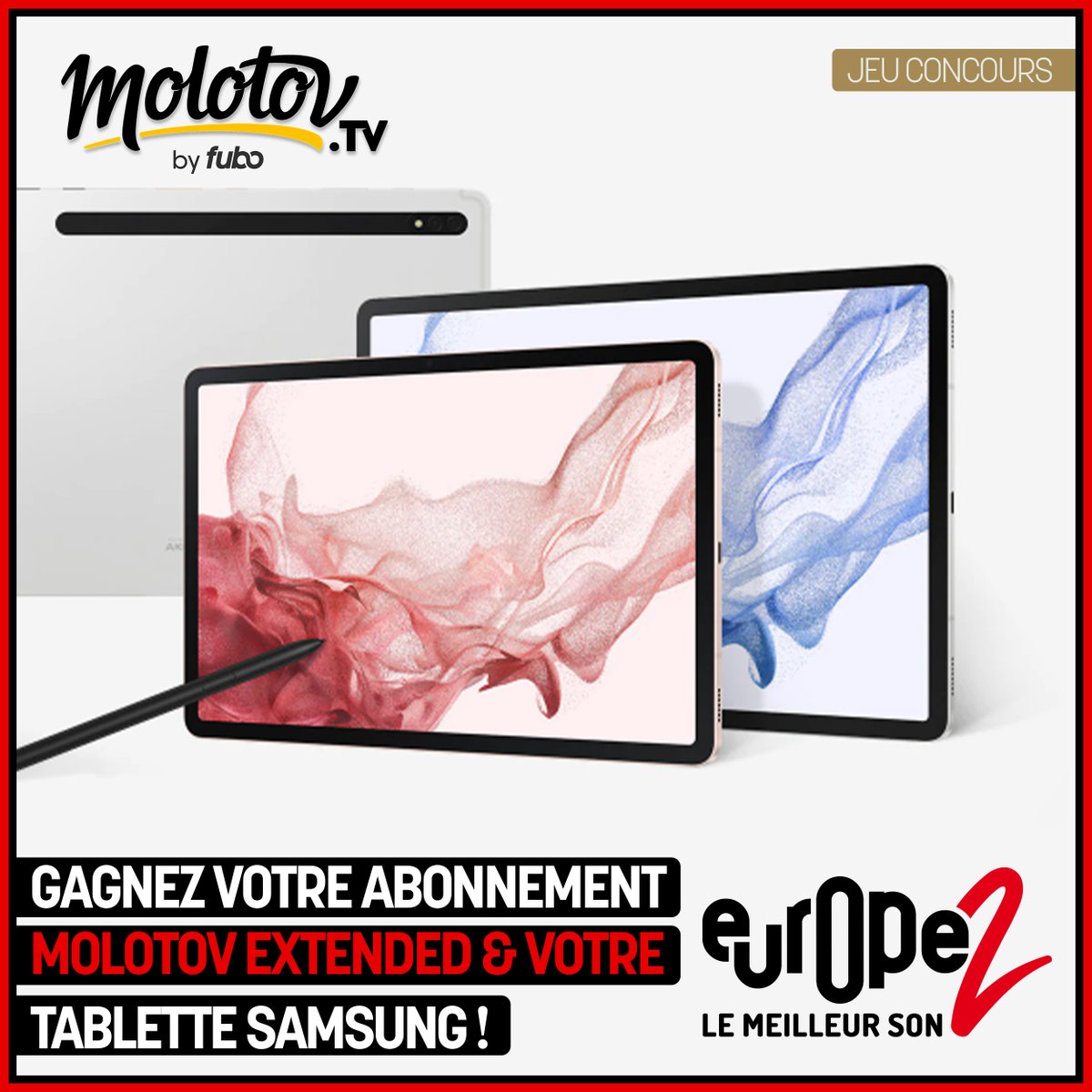 Europe2's tweet photo. **CONCOURS** Regardez la télé différemment, gagnez votre abonnement d’un an à @MolotovTV  Extended 🙌

Pour PARTICIPER ➡ follow @europe2 + RT ce tweet ! https://t.co/2oTCQFS4BD
