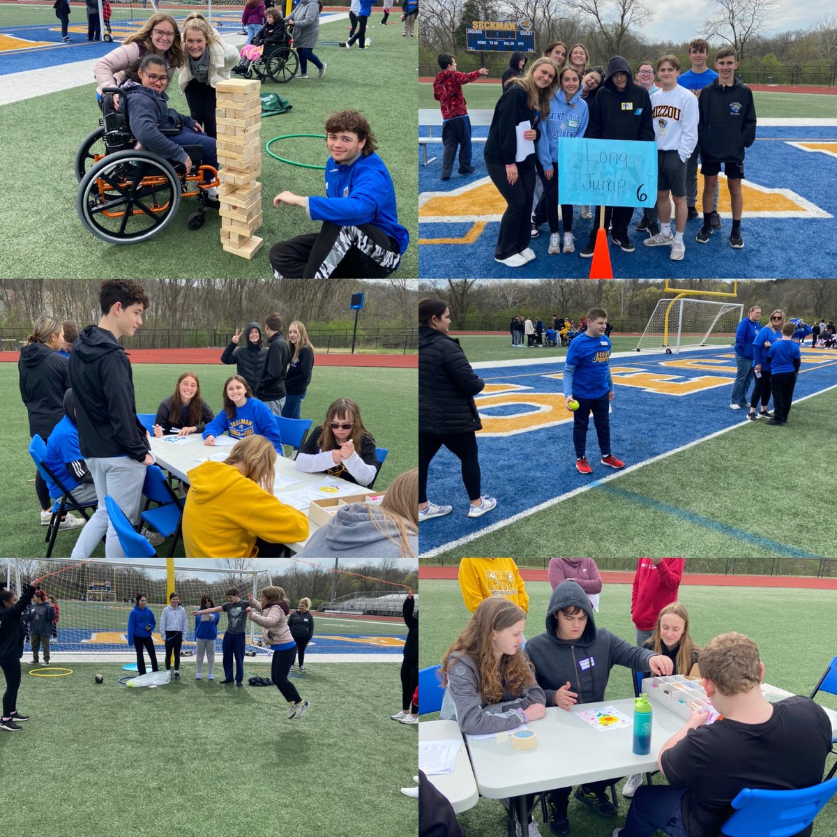Seckman hosted the Special Olympics today for our SHS and <a href="/SMSJags/">Seckman Middle School</a> students led by <a href="/seckman_stuco/">Seckman Stuco</a>