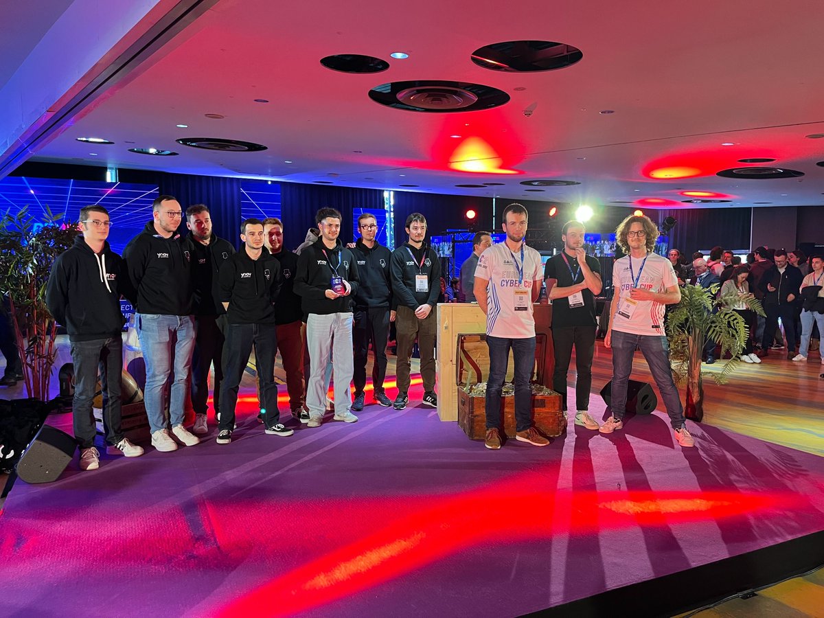 Airbus Defence and Space Cyber (@airbuscyber) on Twitter photo That's a wrap on <a href="/EuCyberCup/">European Cyber Cup</a>! Congrats to the winners and all the contestants! We are proud to have been a part of this great challenge 🏴☠️ That's a wrap on <a href="/EuCyberCup/">European Cyber Cup</a>! Congrats to the winners and all the contestants! We are proud to have been a part of this great challenge 🏴☠️