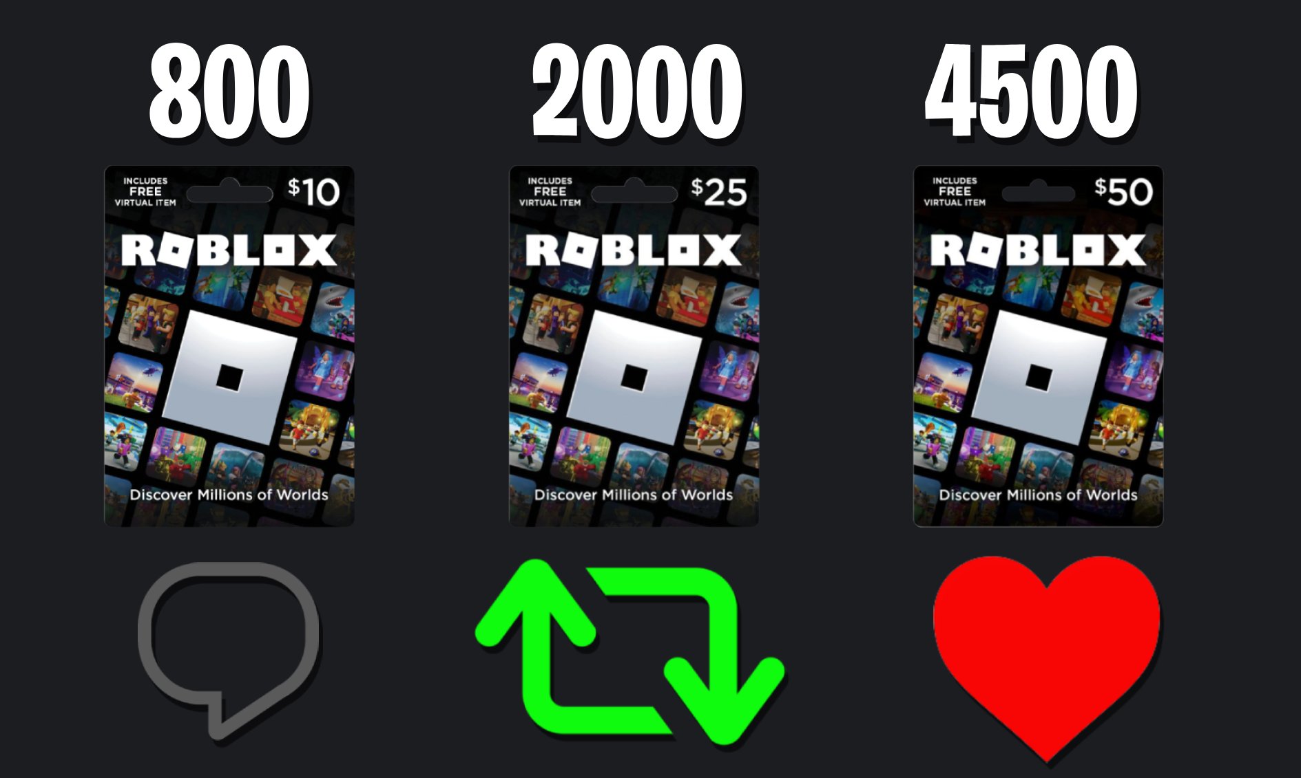 2000r = $25 roblox card 25