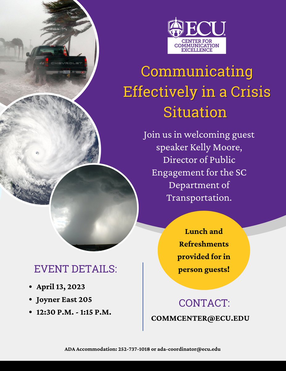 We look forward to having you all join us next Thursday for a special presentation by Kelly Moore, Director of Public Engagement for the SC Department of Transportation. Be sure to contact us with any questions about the event!