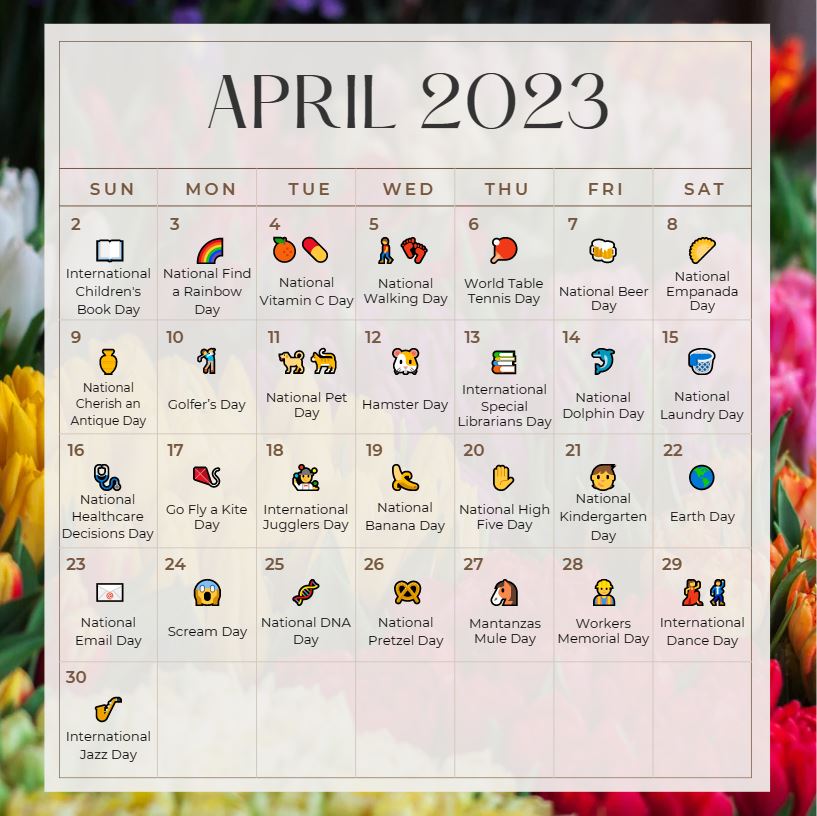 wearebondebond's tweet photo. Happy April! Have a great new month! #LetsGo https://t.co/zzW1MkQAQs
