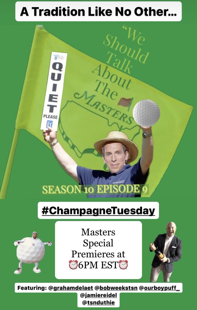 Rubber Boots Podcast on Twitter "⛳️ A Tradition Like No Other… ⏰