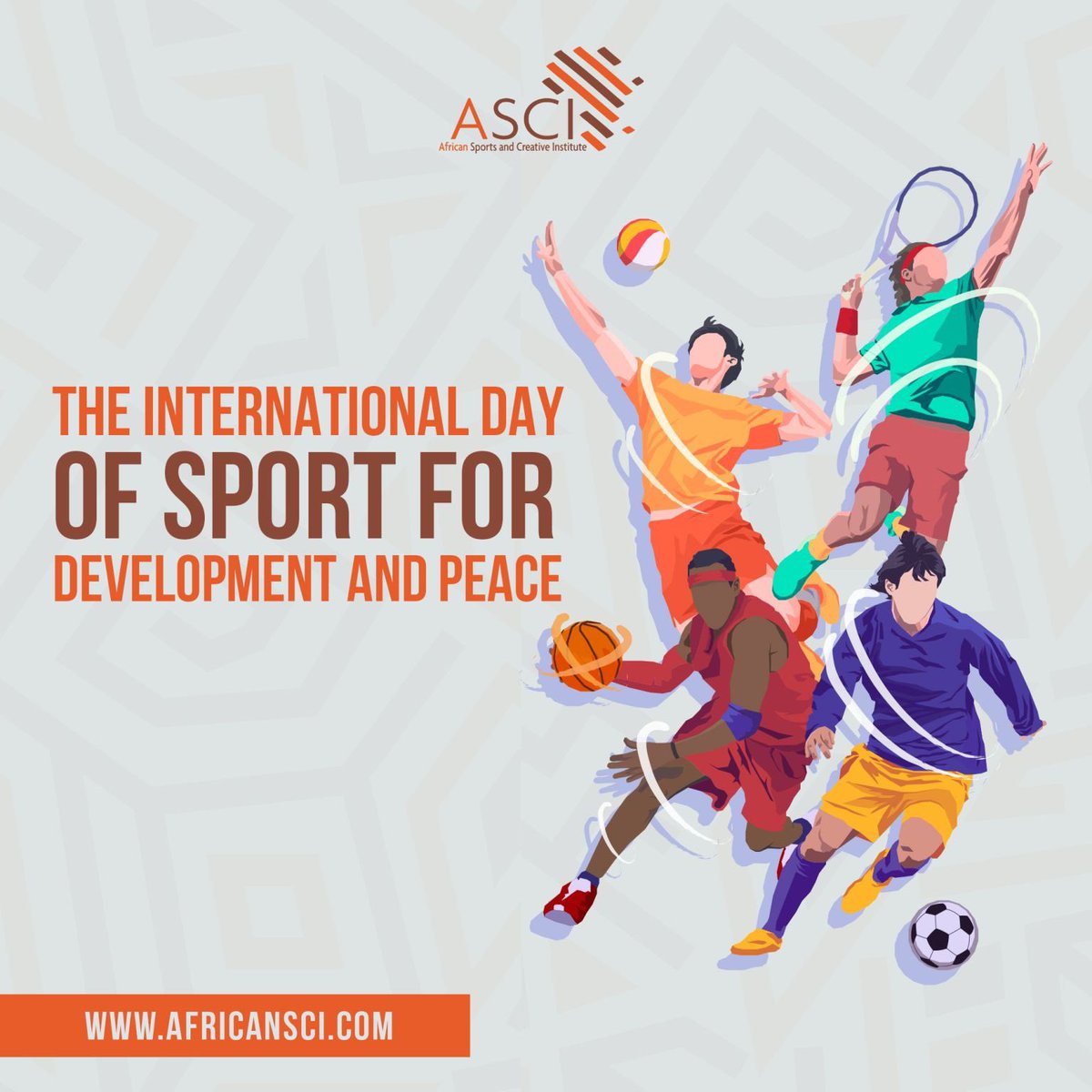 Celebrating International Day of Sport for Development and Peace!

#roadto5 #asci #africawewant
#africa #AfricanFootball #basketball #africansports