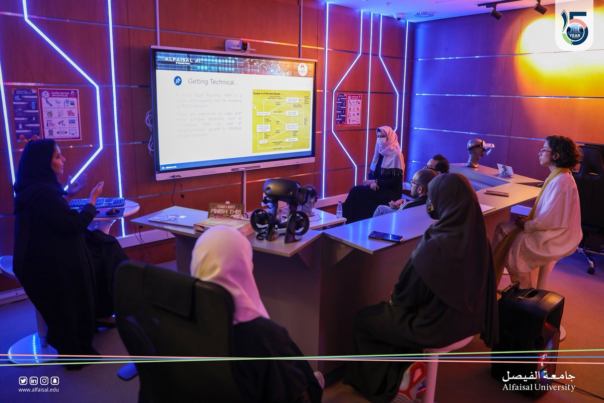 HCI_Lab's tweet photo. Students and faculty in Alfaisal’s "Game Innovation Center" design and develop AI-enabled games for research purposes and study the use of #seriousgames in education, applied health, and training programs.. https://t.co/zNjgDYECki https://t.co/KAn2yi6QZH