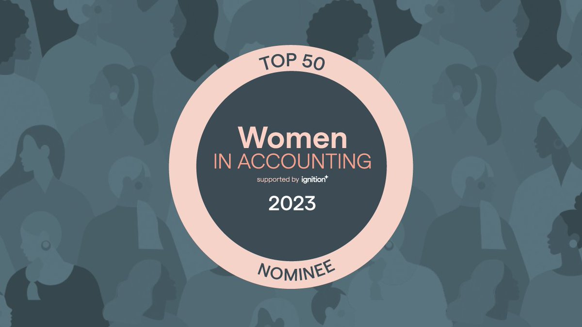 Such a lovely surprise to be nominated for the top 50 #womeninaccounting this year! 💜

Shout out to @ignitionapp for championing women's voices ⭐️