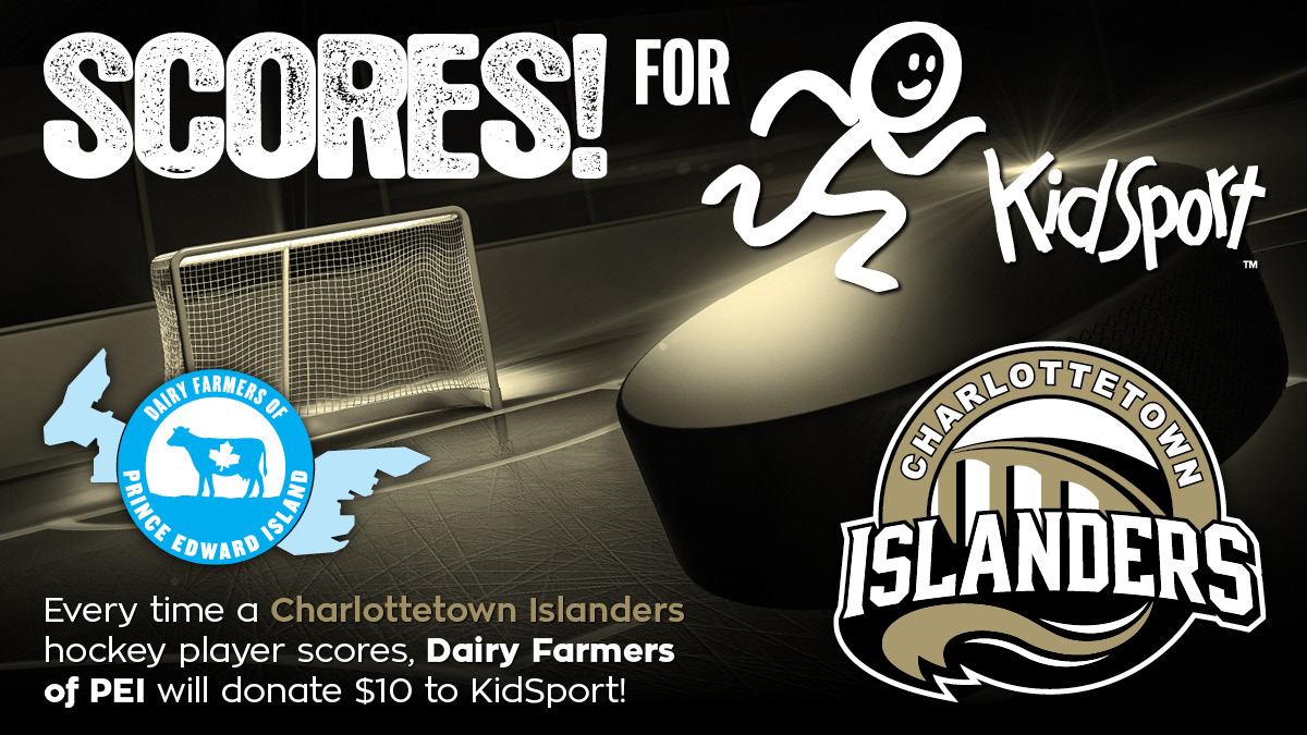 We would like to congratulate <a href="/IslandersHKY/">Charlottetown Islanders</a> on another great season and thank them for participating in our SCORES for KidSport fundraiser scoring 193 goals!

Thanks to <a href="/DairyFarmersPEI/">Dairy Farmers of PEI</a>, every goal scored this season by the Islanders results in a $10 contribution to #KidSport!