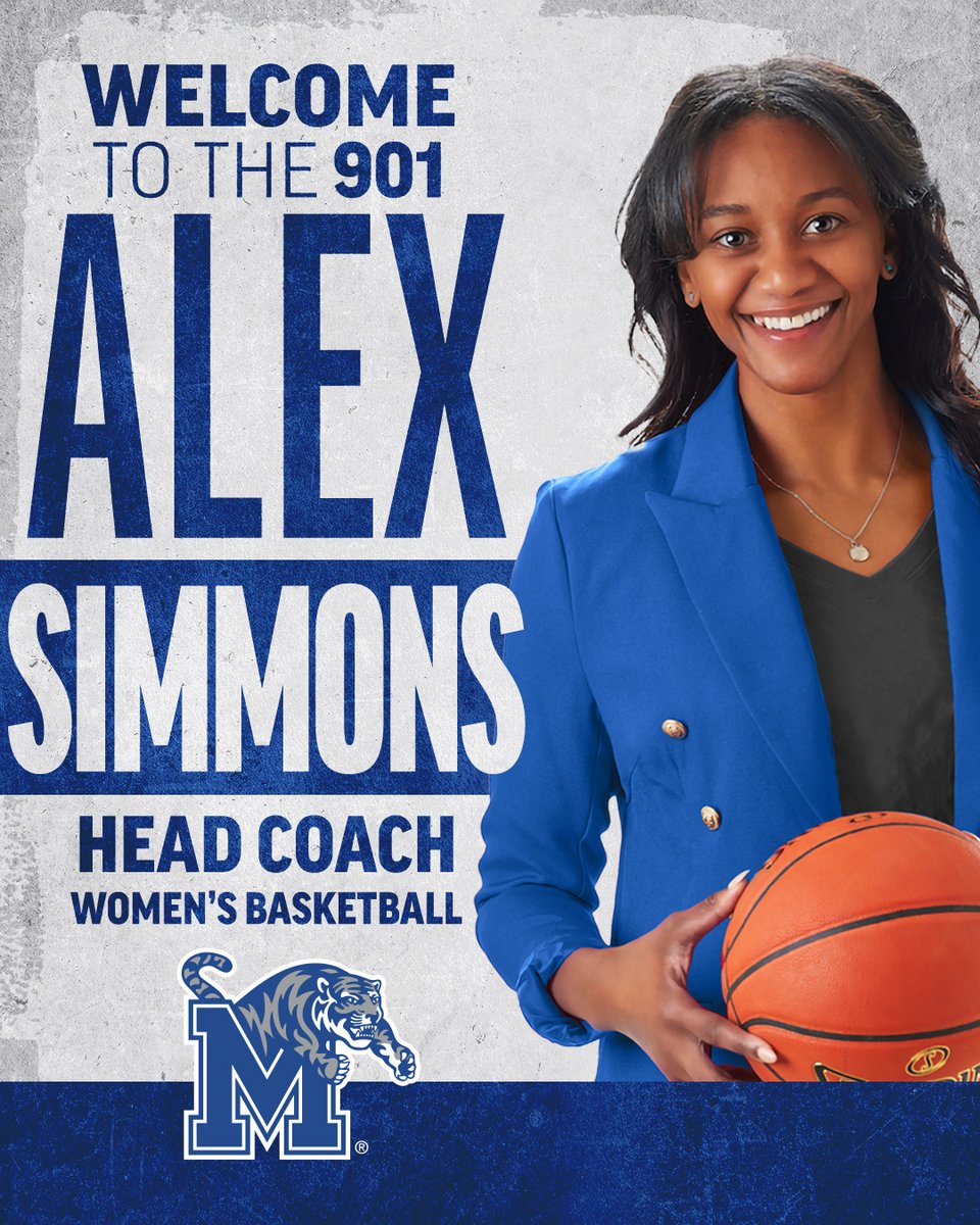 🗣 Introducing our new head coach!

Welcome to the 901, <a href="/apsimms2/">Coach Alex</a> 

#GoTigersGo