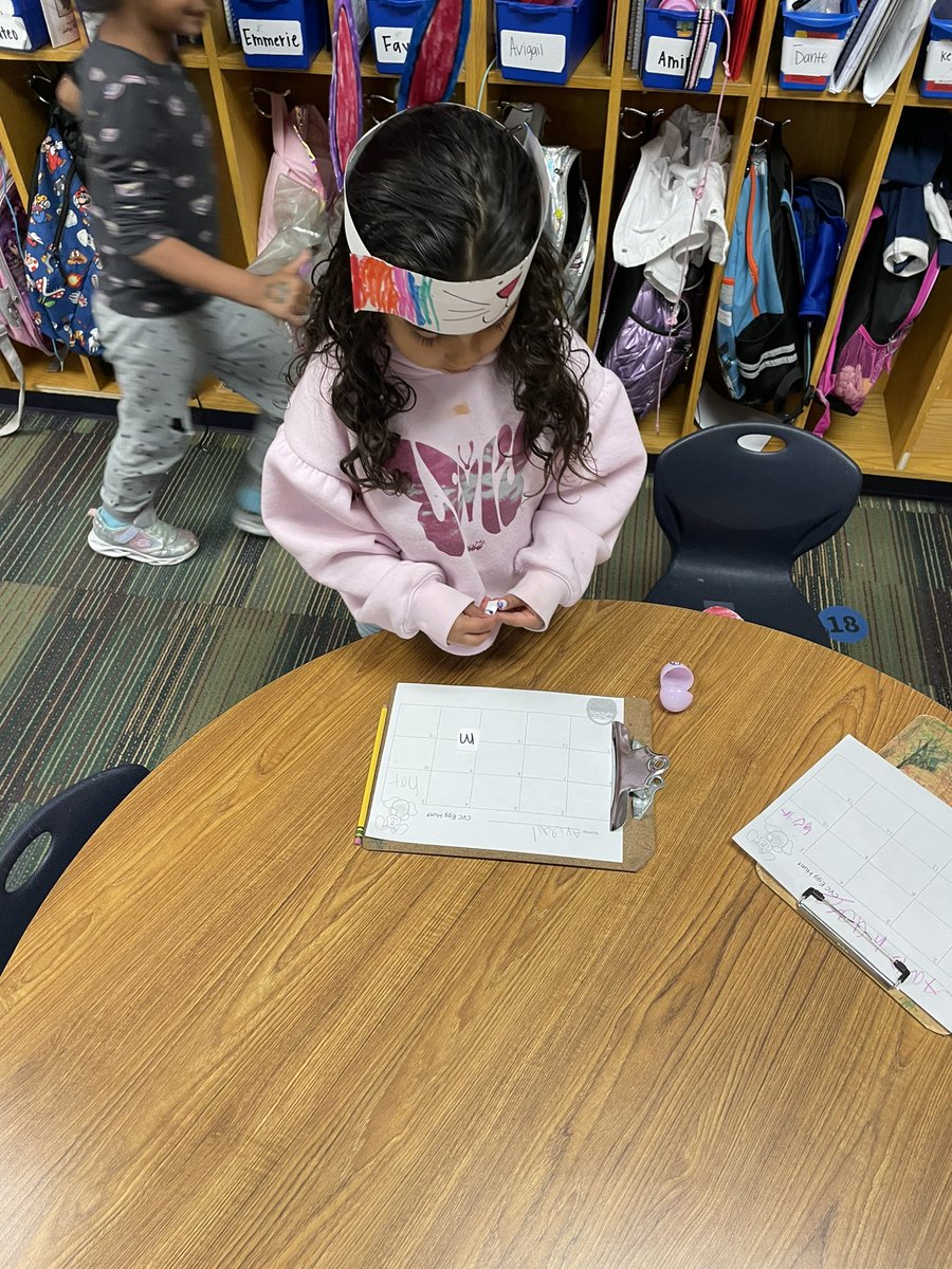 Hopping around, hunting for eggs, and building CVC words! #hoppyeaster #ccepds