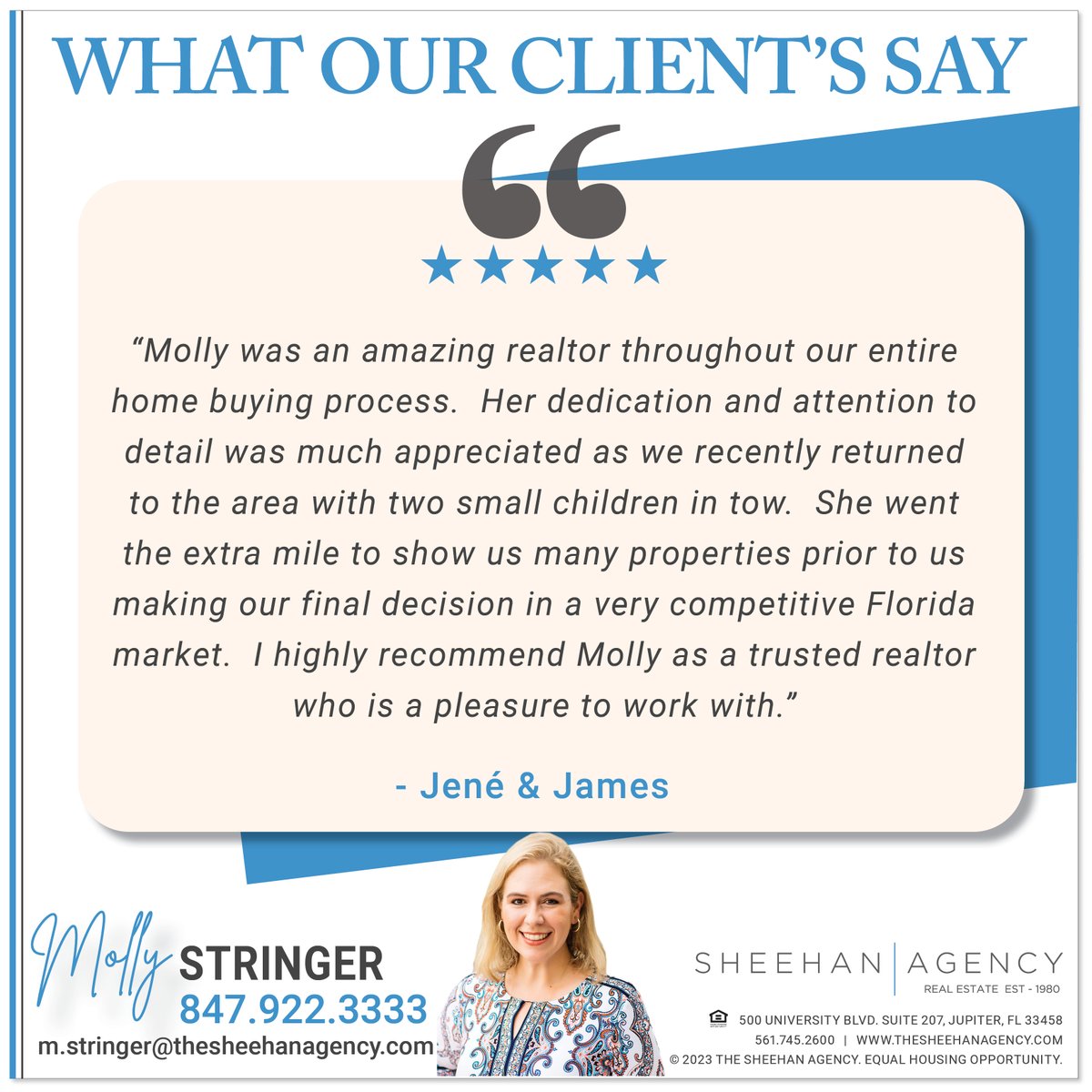 So thrilled to hear the feedback from our amazing clients!
The Sheehan Agency
Luxury Residential and Commercial Real Estate

#review
#reviews
#greatreviews
#testimonials
#happybuyers
#happysellers
#joinourteam