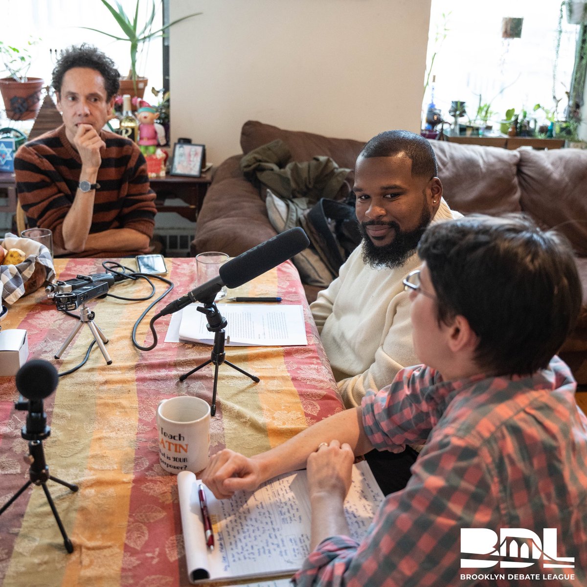 bklyndebate's tweet photo. Malcolm Gladwell x Brooklyn Debate League IS NOW LIVE! Check out โThe A-Teamโ in action as DiCo, Jon Conyers, and Sasan Kasravi talk debate tactics with Malcolm Gladwell in the latest episode of Revisionist History.
#malcolmgladwell #debate #speechanddebate #debatecoach #podcast https://t.co/Ez0HhkSOol