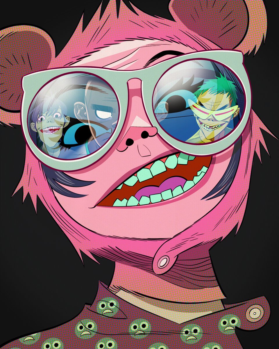 monkey d. luffy smile teeth open mouth green hair short hair multiple boys sunglasses  illustration images