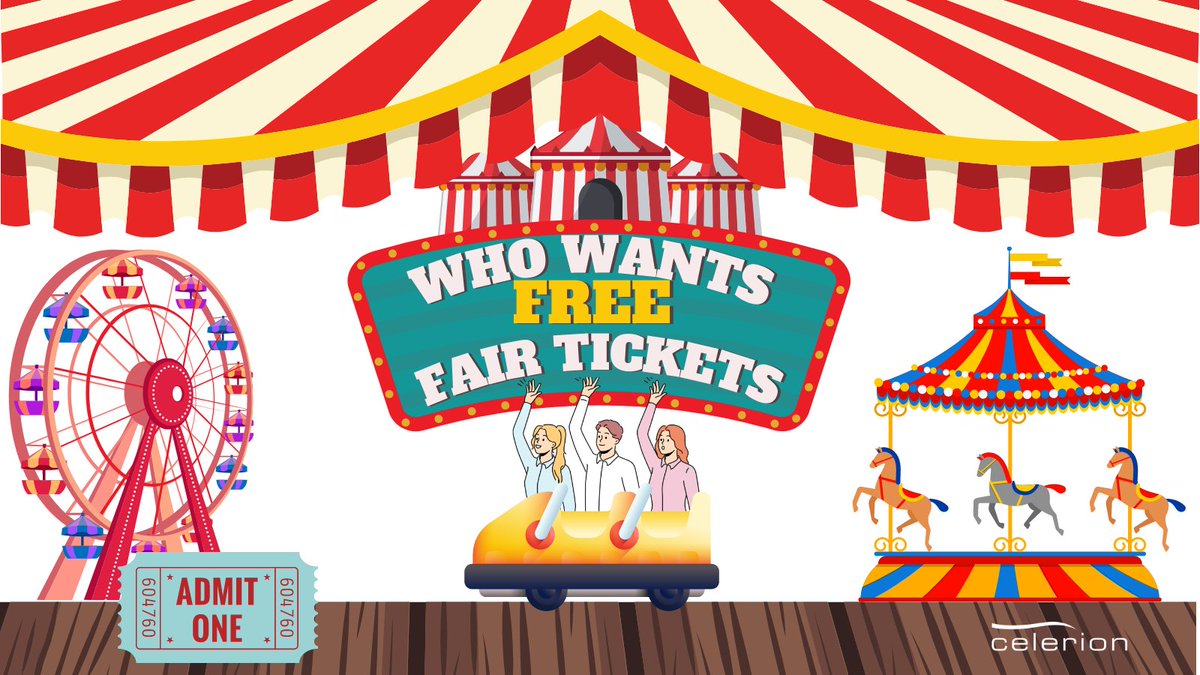 Weather is gorgeous so let's get out! Who wants FREE tickets to the Maricopa County Fair this April 12-16?🙋‍♂️Tell us your FAVORITE RIDE &amp; TAG YOUR RIDE BUDDY to ENTER TO WIN a 6 tickets to the Maricopa County Fair!
#giveaway #freetickets #celerioncares @maricopacountyfair