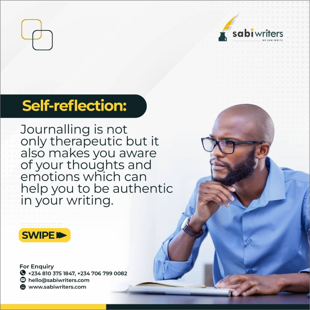 sabiwriters's tweet photo. Whether you're a seasoned pro or just starting out, here are three benefits of journalling.
Tell us which one resonates with you most in the comments.
#sabiwriters #sabilab #wesabiwrite #writers #journalling #experimentation #ideageneration #selfreflection https://t.co/VUfASJ8fEd