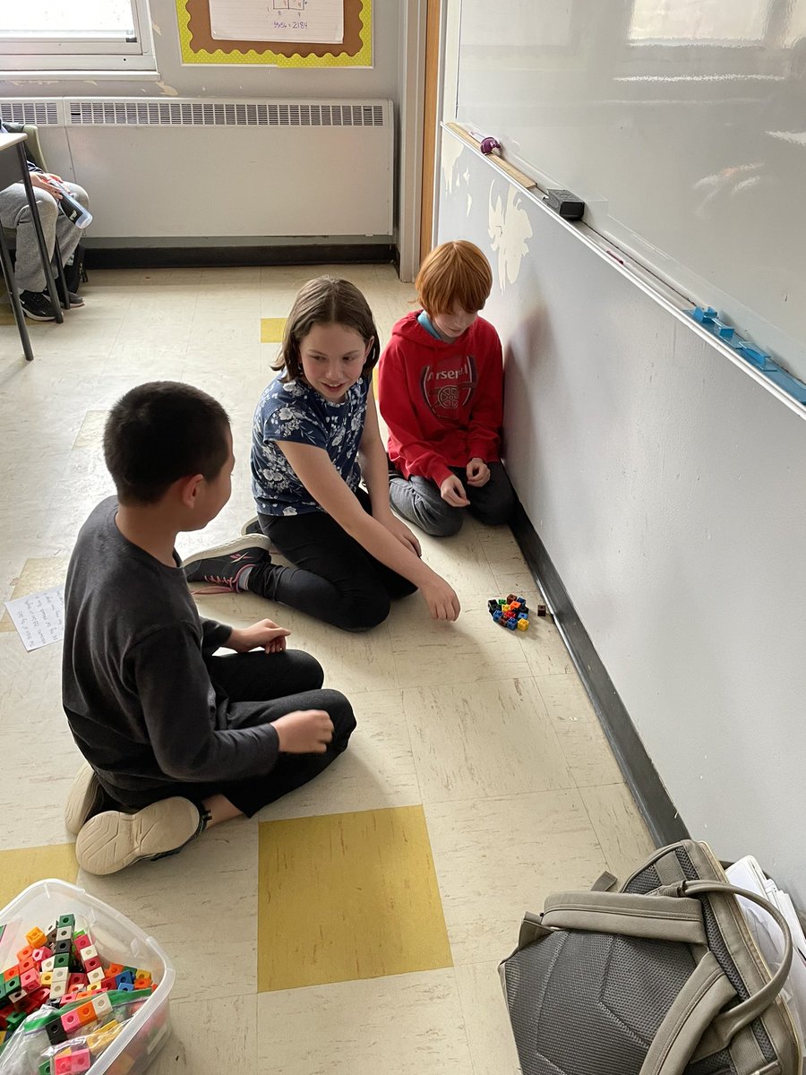 Students had so much fun sharing their understanding of division through math theatre. So much creativity!