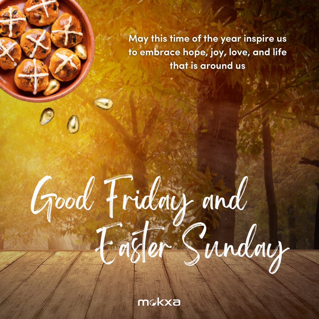 #GoodFriday and #EasterSunday!

May this time of the year inspire us to embrace the #goodness, #faith, #compassion and #love of life that is around us. #HappyHolidays and heartfelt wish for a blessed and meaningful season to our employees, clients, partners and stakeholders.