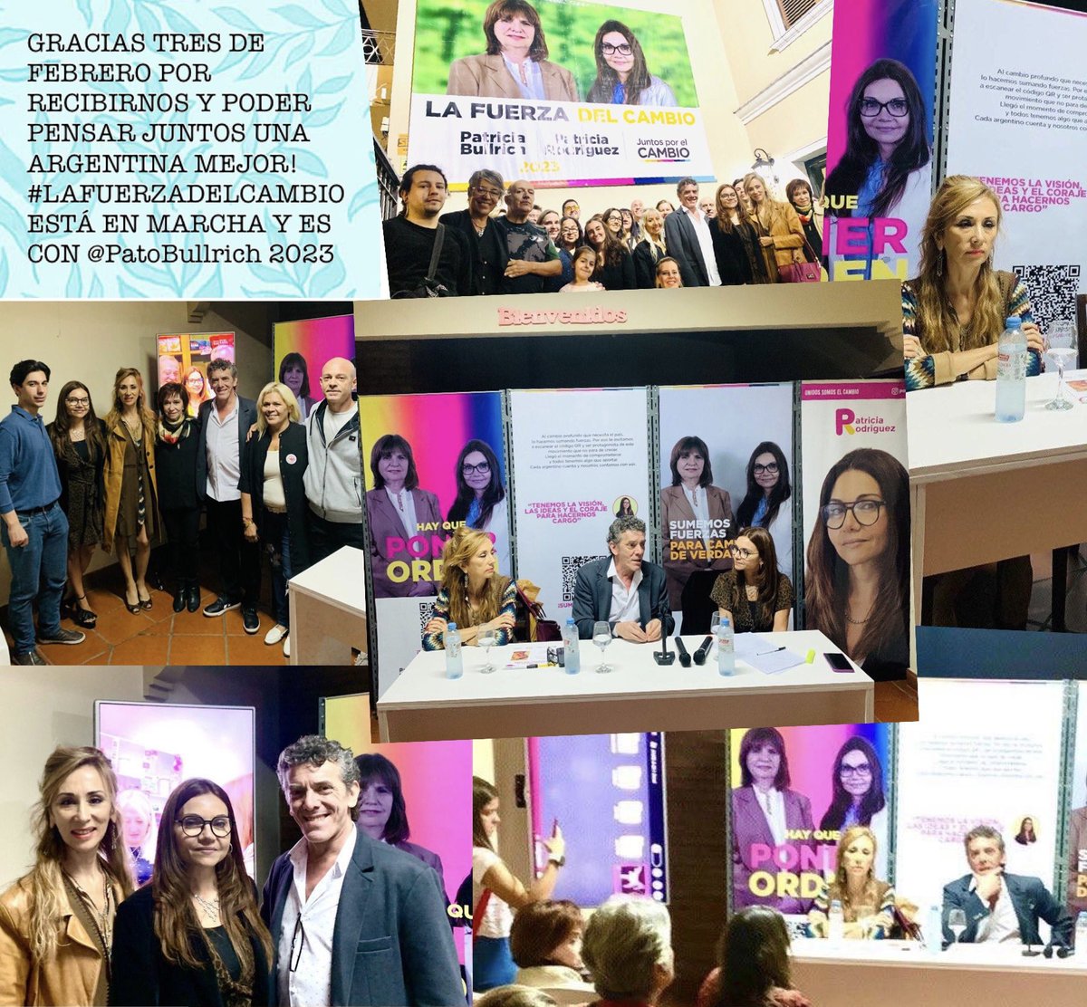 maximilianoguer's tweet photo. Ayer con @AdrianaBa5 y los vecinos de Tres De Febrero en una charla donde hablamos de sus preocupaciones sobre Inseguridad, Educación y Cultura.
Todos juntos dispuestos a afrontar la batalla para el Cambio Profundo que se viene de la mano de @PatoBullrich 2023 #LafuerzadelCambio https://t.co/yIQNjhVdiR
