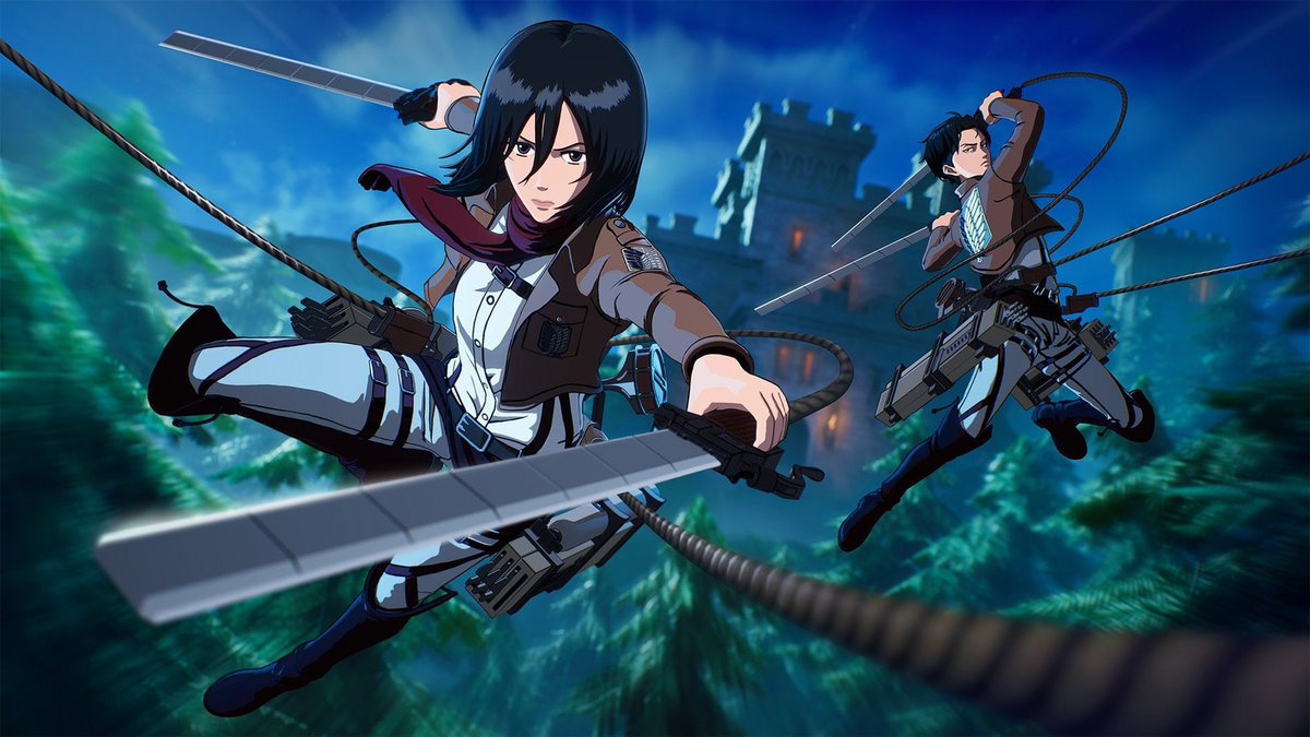 Castgfishy's tweet photo. AOT BUNDLE GIVEAWAY 🥳 Ends at Release 

- Like and Retweet 
- Follow @Castg19 + (🛎️ON)

#Fortnite #FortniteMEGA #FortniteChapter4season2 #AOT #Mikasa #Levi https://t.co/ECgWsa6wlW