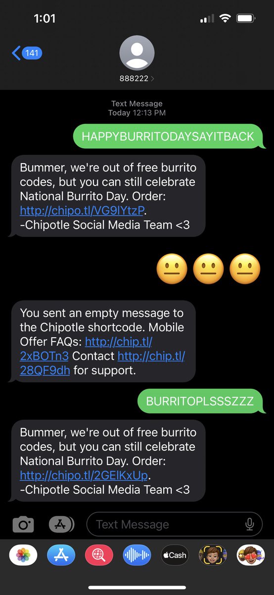caity_acnh's tweet photo. @ChipotleTweets I DID IT SO FAST UR LYING https://t.co/BAg8BKoRQk