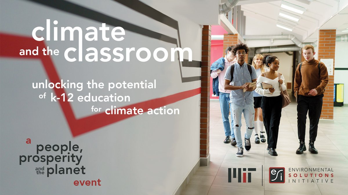 Are you a teacher looking for advice and help teaching climate change at the K-12 level? A climate advocate interested in our children's education? Our free webinar on Climate and the Classroom is one week away! Register now: eventbrite.com/e/climate-and-…