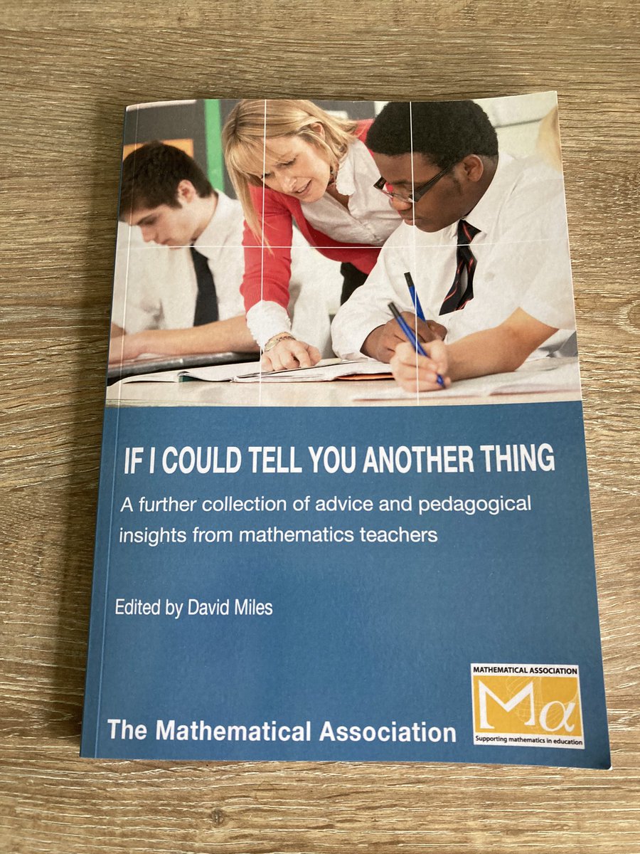 reflectivemaths's tweet photo. Very grateful to have been involved in writing a chapter for #AnotherThing from the @Mathematical_A
So many great authors and I’m
Chapter 2^4 and 4^2 as a bonus :-) https://t.co/SThwMReuH6