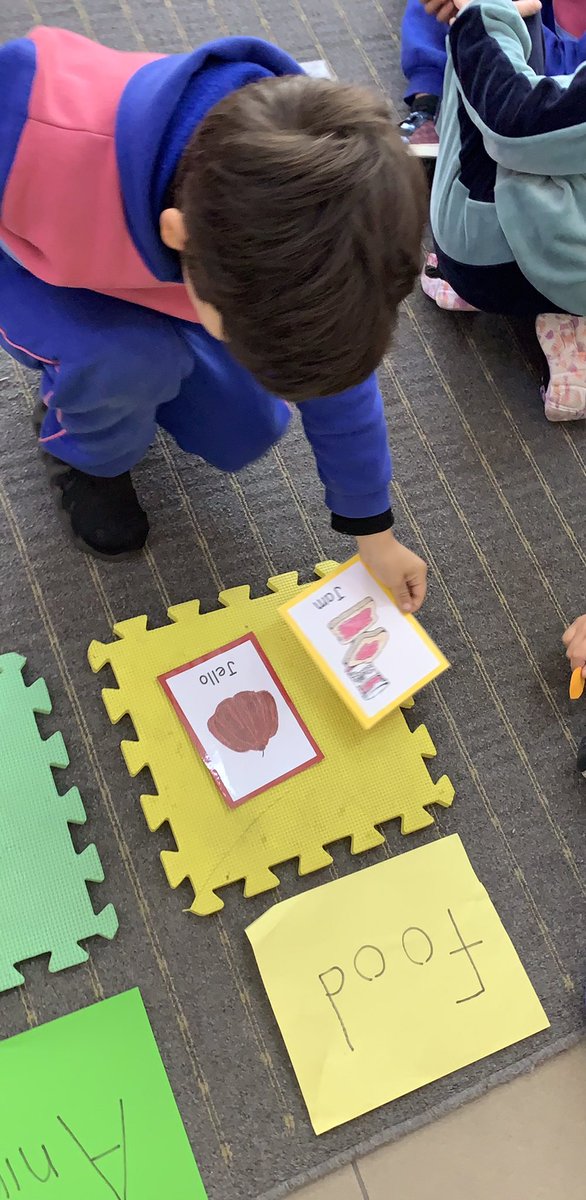 Learning to the next level #LEARNINGWITHJOY
Our learners sorted items starting with letter Jj into various categories🌮🐶🧥😊based on different colors…🔥
Improving recognition &amp; sorting skills…
#letterJj