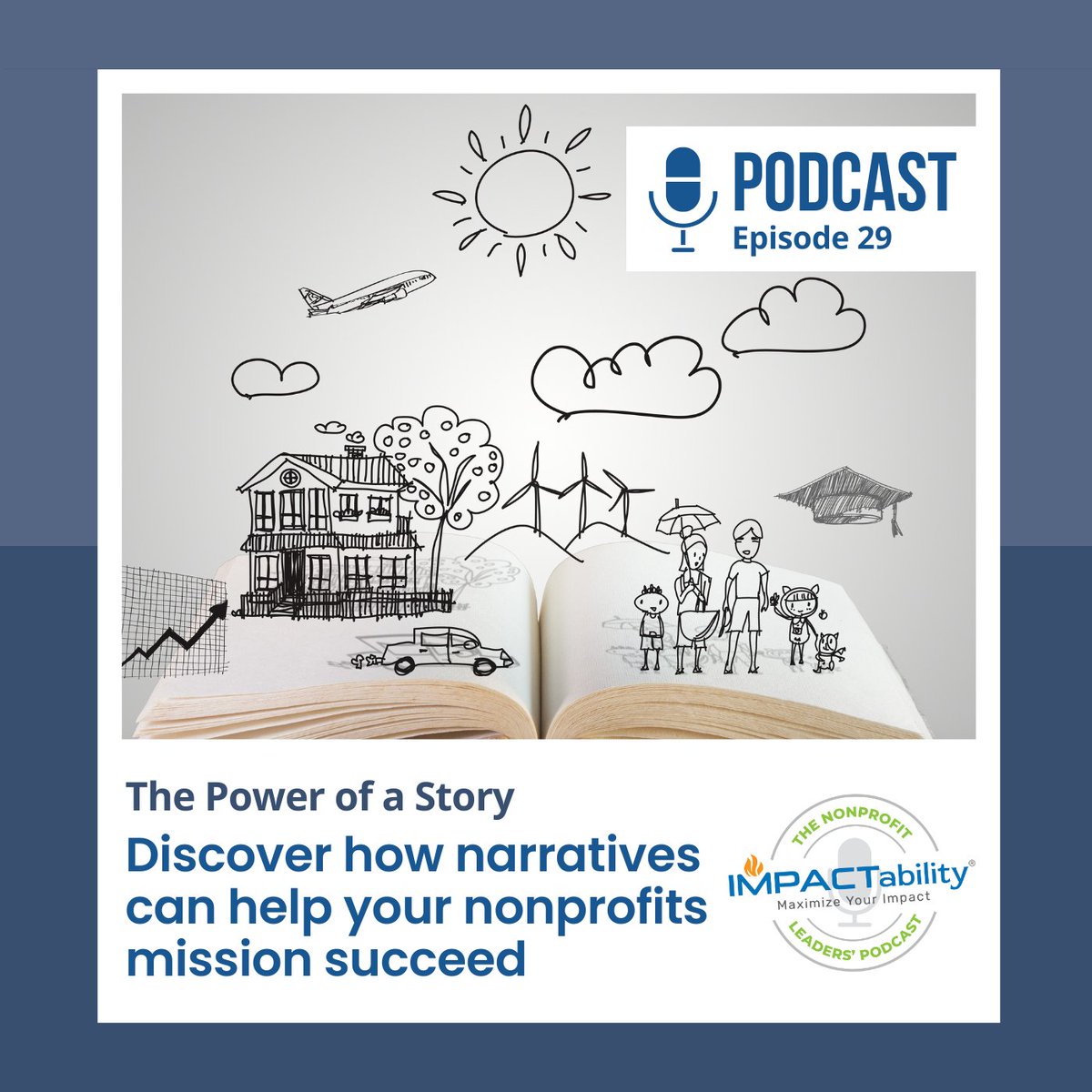 Impactability_'s tweet image. The way you decide to convey the message and history of your organization makes all the difference when pursuing your mission.   Apple Podcast - bit.ly/413wFaS  Google Podcast - bit.ly/3K7nBuJ