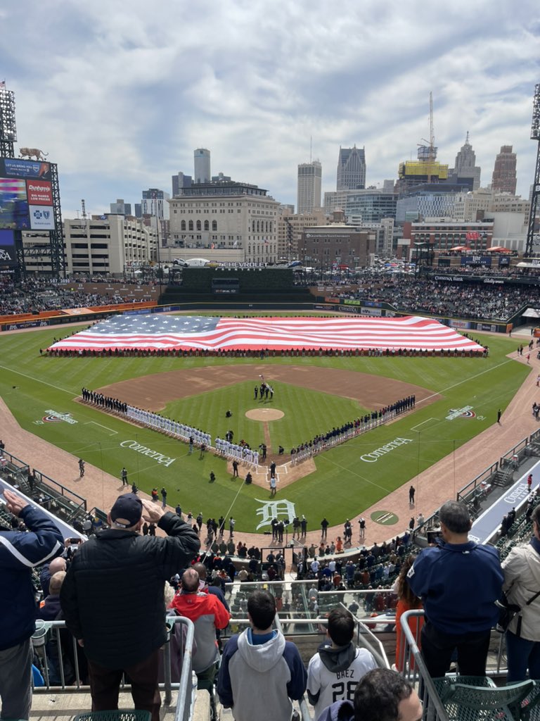 My first opening day! Go Tigers!