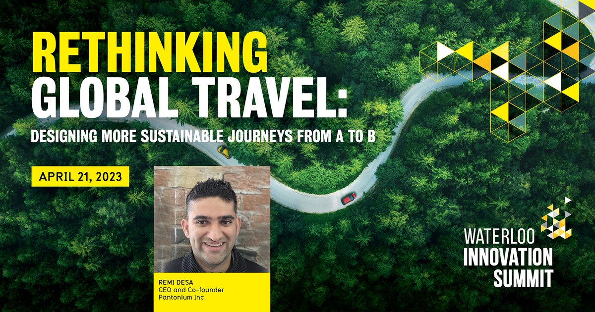 Remi Desa, Co-founder and CEO <a href="/pantoniuminc/">Pantonium Inc.</a> joins other leading experts at the #UWaterlooSummit on April 21st in partnership with <a href="/MaRSDD/">MaRS</a>. Meet the innovators behind the latest transportation technologies.  

Buy your tickets now: bit.ly/35IHMOY  | #UWaterlooSummit