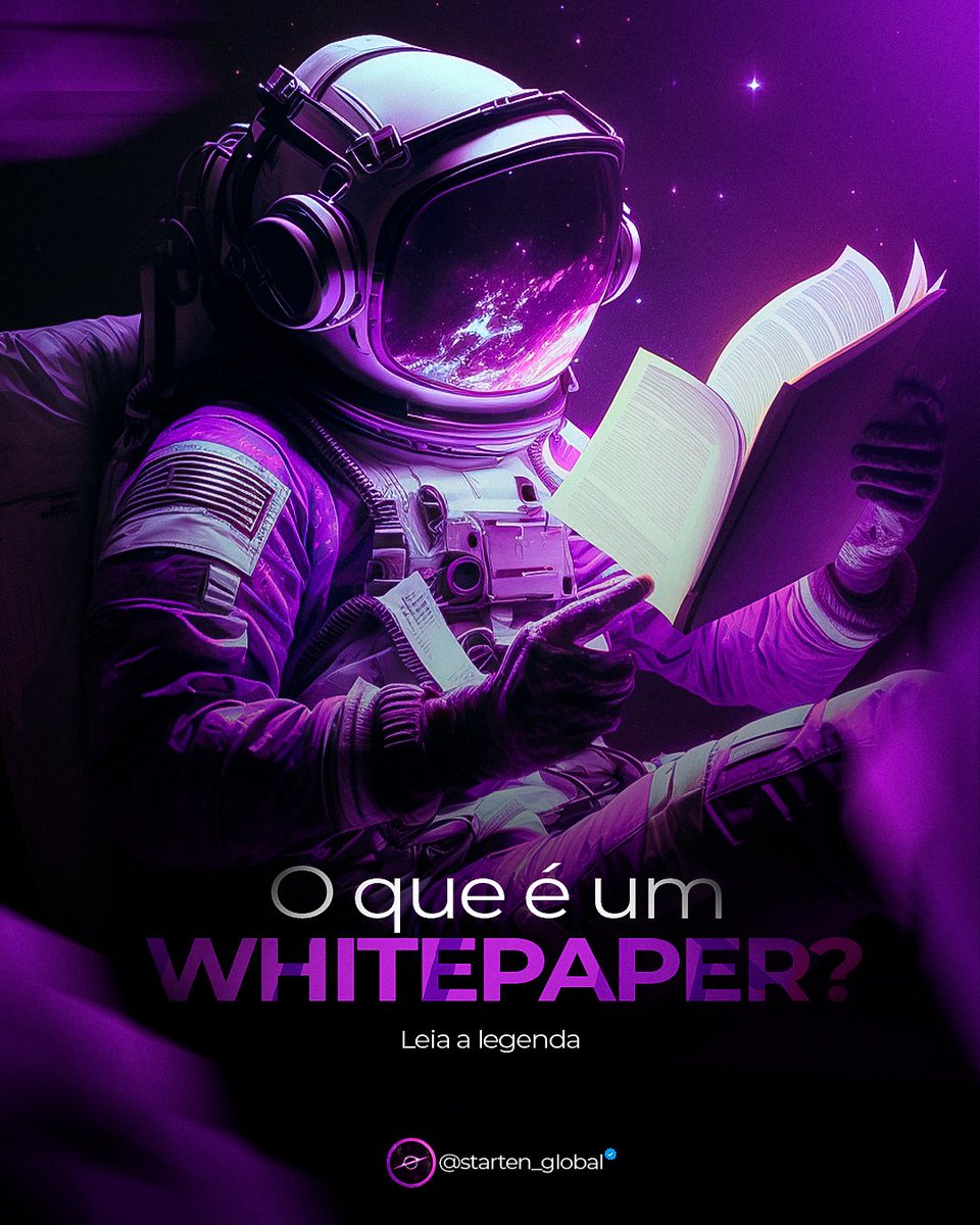 starten_global's tweet photo. Quando falamos em projetos de Cryptoativos muitas vezes citamos os Whitepapers, parte essencial de um projeto, mas você sabe o que são? 🔒🤔 Confira nosso post de hj na rede vizinha e descubra!! 📲Pra saber mais sobre o universo descentralizado do Crypto, siga já a Starten!😉🚀🔥 https://t.co/sD7xaClTyP