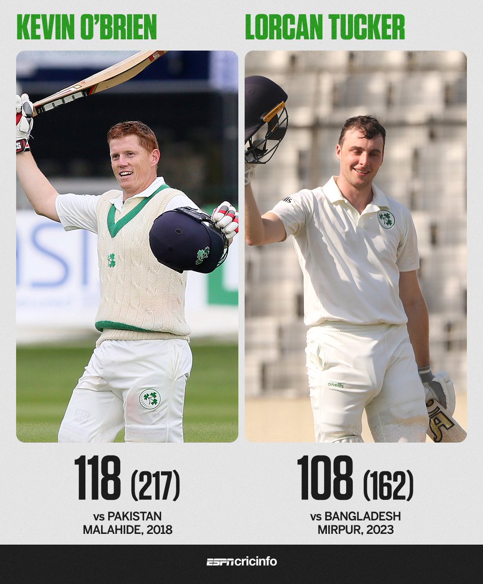 Lorcan Tucker, Ireland's second Test centurion 🙌 #BANvIRE