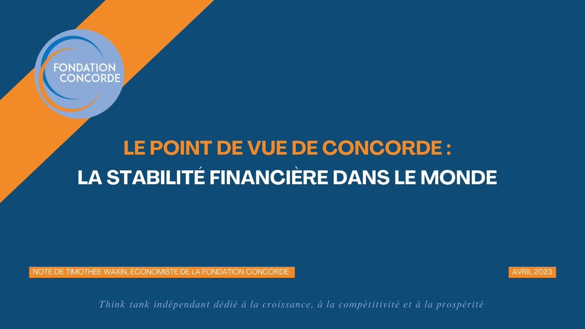 [🔎Note <a href="/FConcorde/">Fondation Concorde</a>] 
Dans une nouvelle note, <a href="/TimotheeWaxin/">Timothée Waxin</a>, économiste de la <a href="/FConcorde/">Fondation Concorde</a> analyse la stabilité financière, alors que les interrogations sur les craintes d’une nouvelle crise bancaire se multiplient.
Le point de vue de Concorde à lire ici 👉bit.ly/3Khdi7j