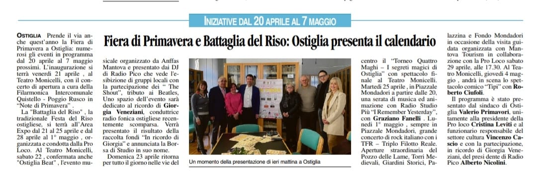 Comune di Ostiglia (@comuneostiglia) on Twitter photo 