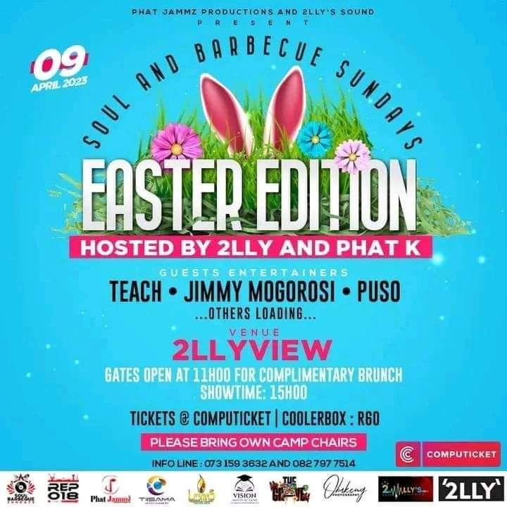 NuGen_SA's tweet image. Join us this #EasterSunday at #2llyview NuGenClothing crew and stall will be available le grootman  @djphatk #EasterEdition #REP_018 #EasterWeekend2023