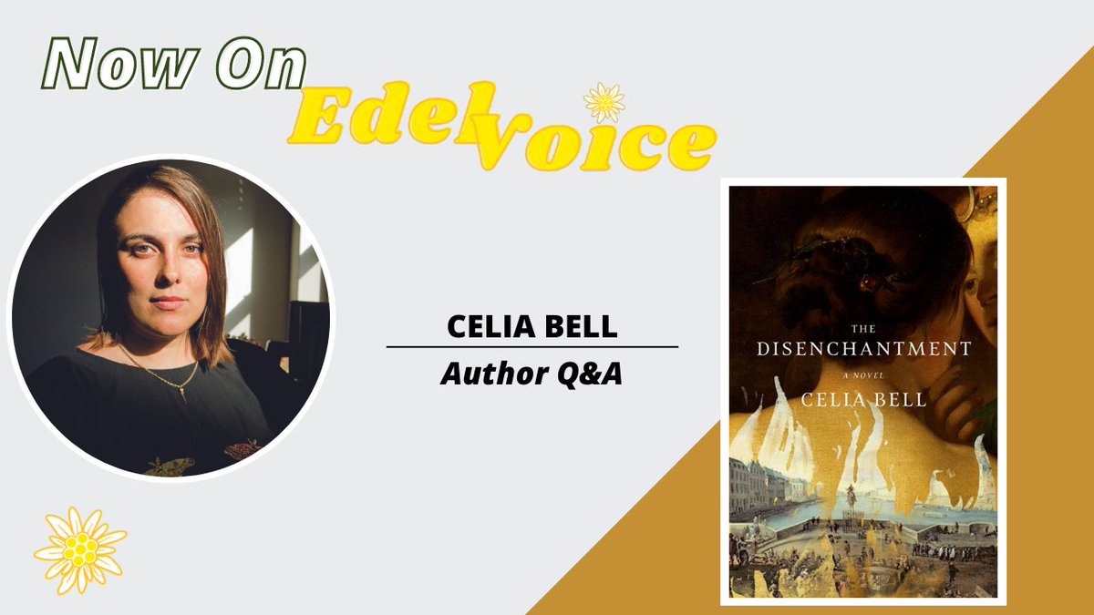 Author @celiadbell spoke with us about her debut The Disenchantment, centering the complexities of life for historic women and queer people, and keeping bees as a form of creativity. Read our Q&A with her now! abovethetreeline.com/edelvoice-celi…
