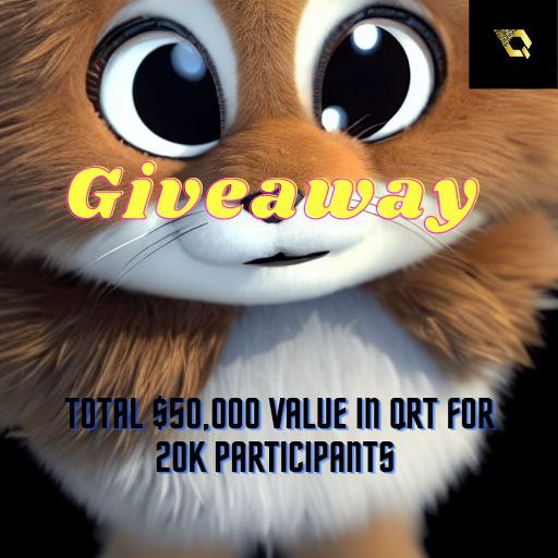 CryptoEarning17's tweet photo. 🎉Qrkita Huge Giveaway

🏆Prize Pool:- $50,000 $QRKITA ( FCFS )

To Enter:- 
✅ Follow  @CryptoEarning17 &amp; @qrkitaexchanger
✅ Like and RT 3 friends
✅ Finish Tasks 
https://t.co/nJi8DwIJAf

#Airdrop #Giveaway #Giveaways #Airdrops #Qrkita https://t.co/rYWZfaiKmM