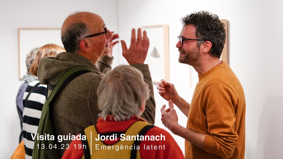 GALERIA ESTHER MONTORIOL
us convidem a conversar amb en Jordi Santanach al voltant de la seva pràctica artística i el per què d'aquesta exposició