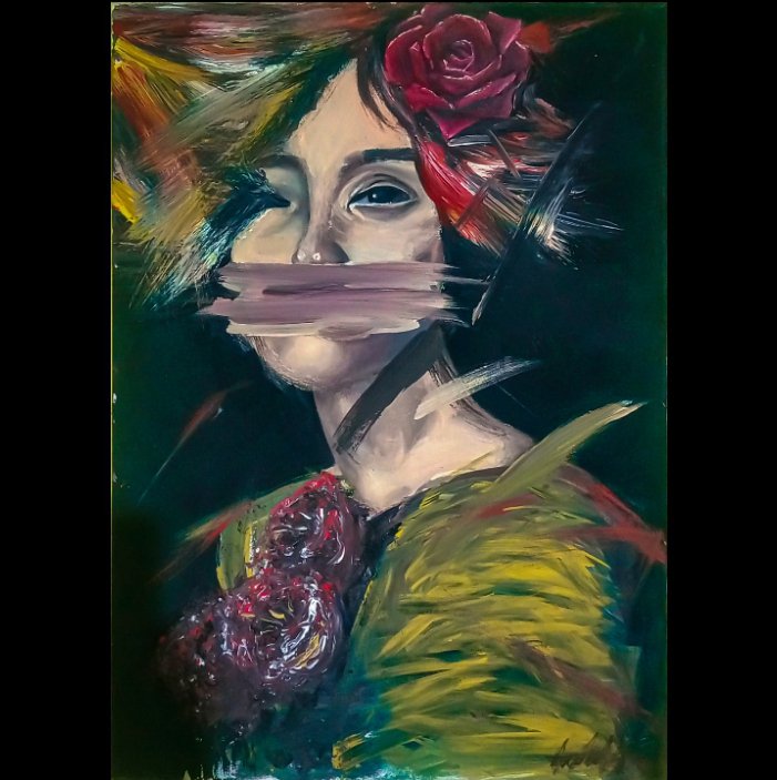 "Kadın doğası karanlıkta kaldıkça, tüm toplum doğası aydınlanmamış kalacaktır."
 Akrilik boya tekniği ile yaptığım kadın portresi. Bu çalışma size ne hissettiriyor?
#jin #jiyan #azadi #kadın #yaşam #özgürlük #art #huner
Sipariş için bana ulaşabilirsiniz.