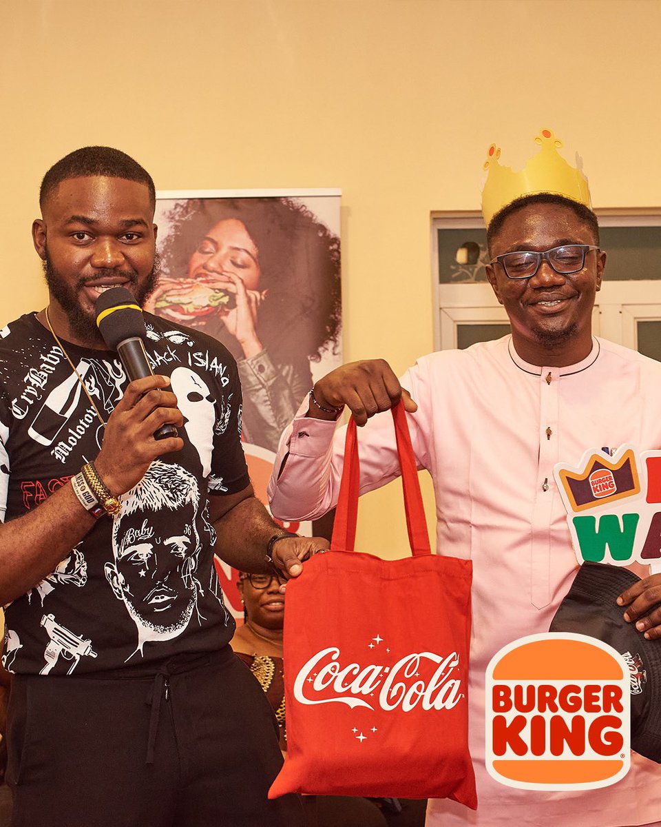 burgerkingnga's tweet photo. Let's throw it back to last weekend ❤️🔥
It was all shades of fun and you just had to be there!! From the games, to the dancing, FREE BK goodie bags & FREE drinks courtesy @cocacola_ng.
Every moment was a hit! Reply with 🔥🔥 if you can't wait for the next #BurgerGames https://t.co/tg9itfFzuV
